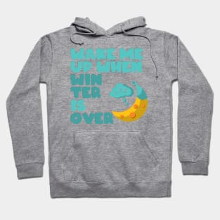 Wake me up when winter is over Hoodie